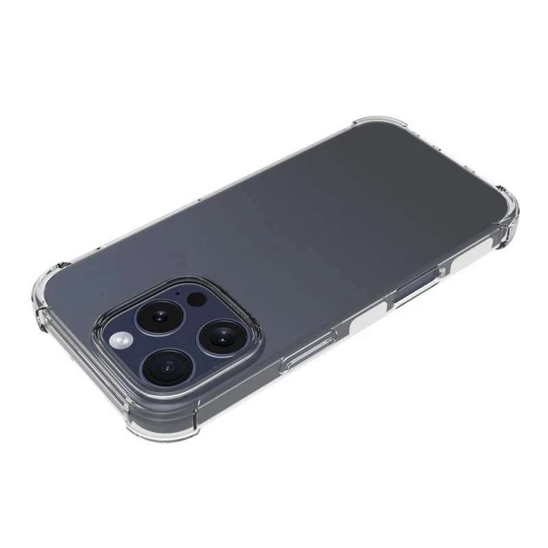  iPhone 16 Pro Skal Shockproof TPU Transparent