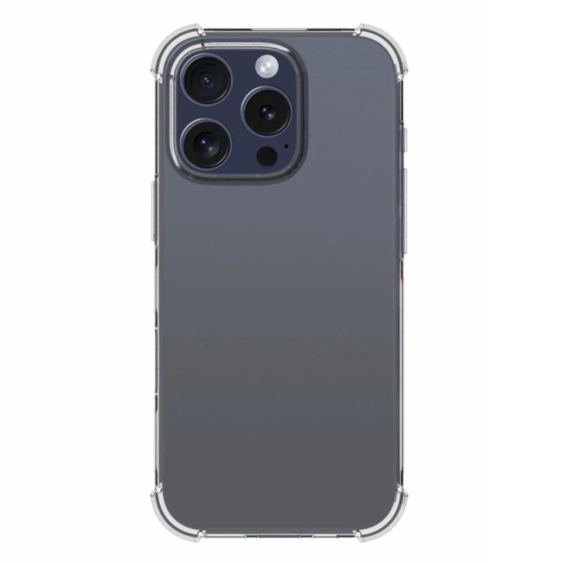  iPhone 16 Pro Skal Shockproof TPU Transparent