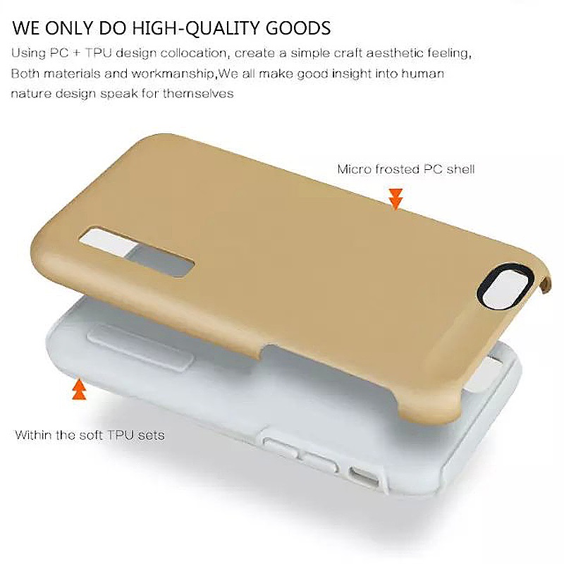  iPhone 7/8/SE (2020/2022) Mobilskal Hybrid - Guld
