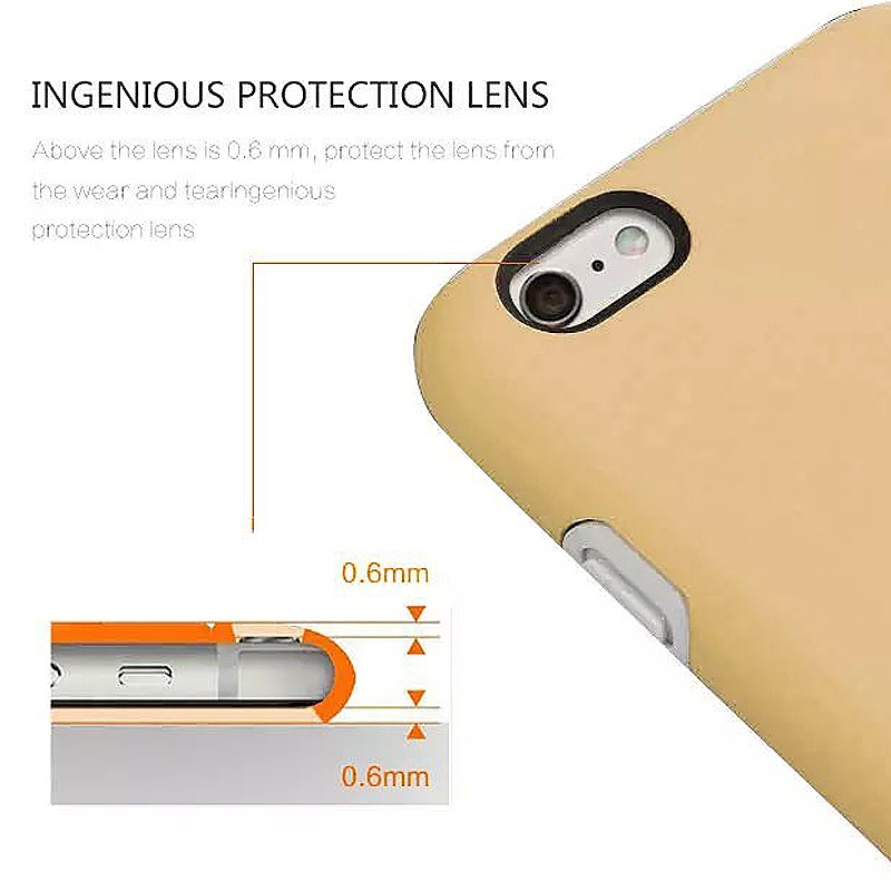  iPhone 7/8/SE (2020/2022) Mobilskal Hybrid - Guld