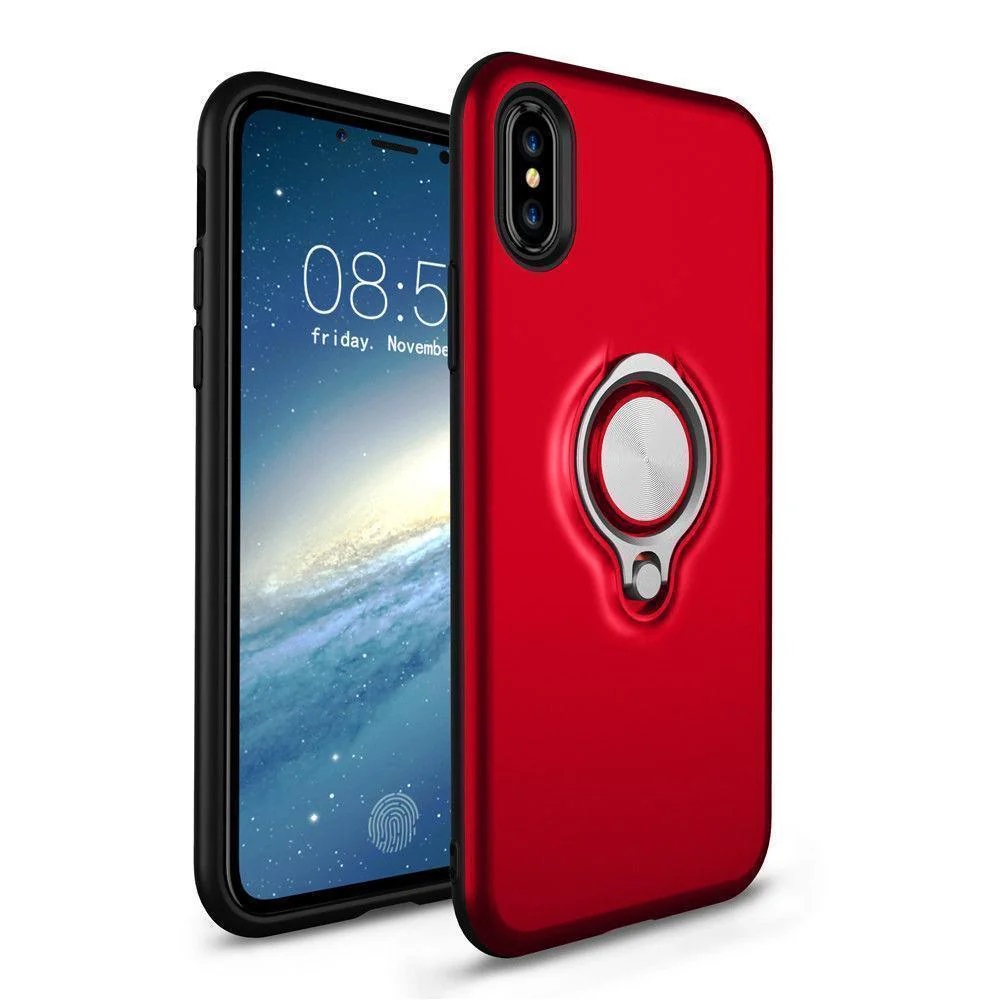  iPhone X/Xs Ringskal Röd