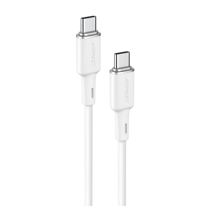Acefast Acefast 60W 1.2m USB-C Till USB-C - Vit
