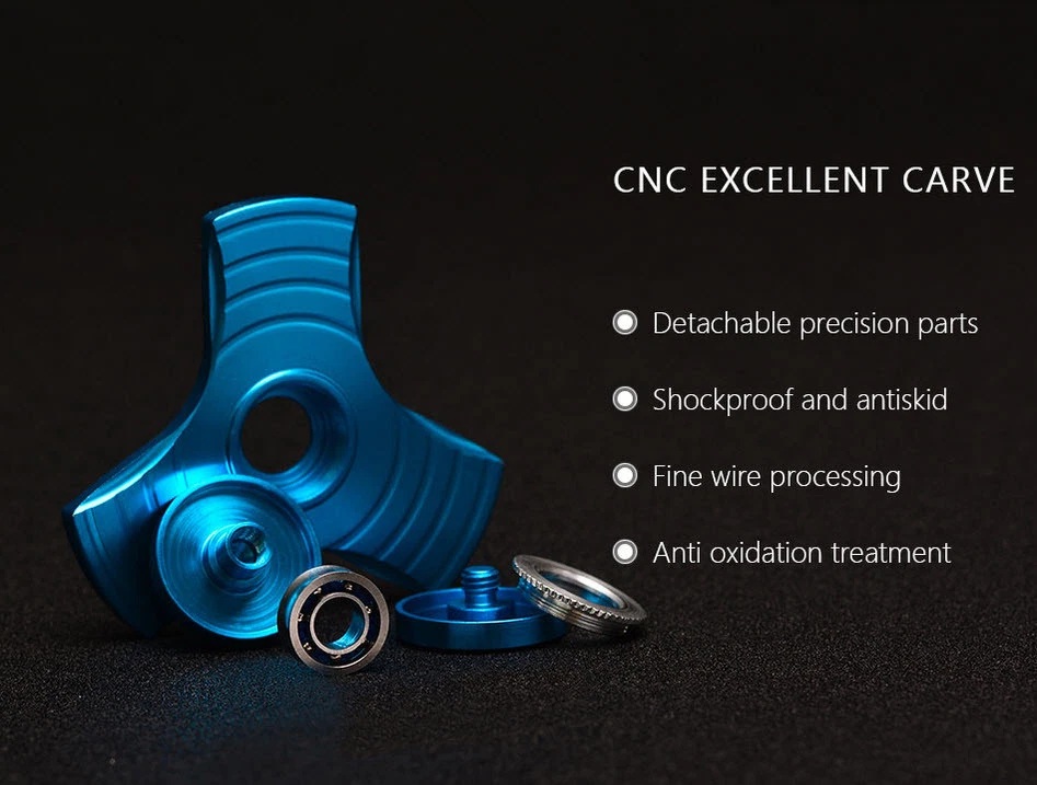  Fidget Spinner Trio Metal - Rosa