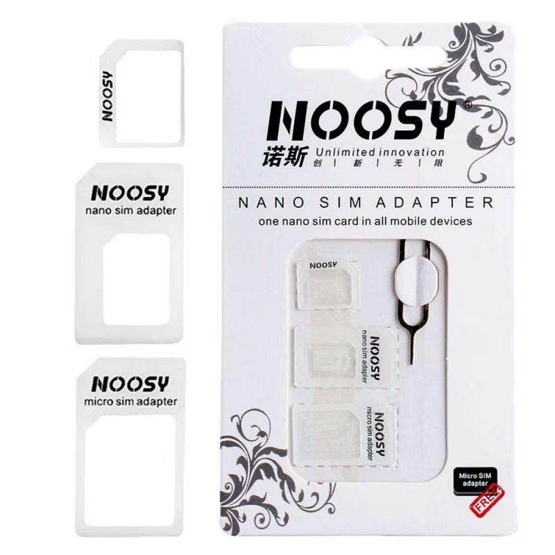  NOOSY Sim-Korts koventerare För Nano Sim-Kort - Vit