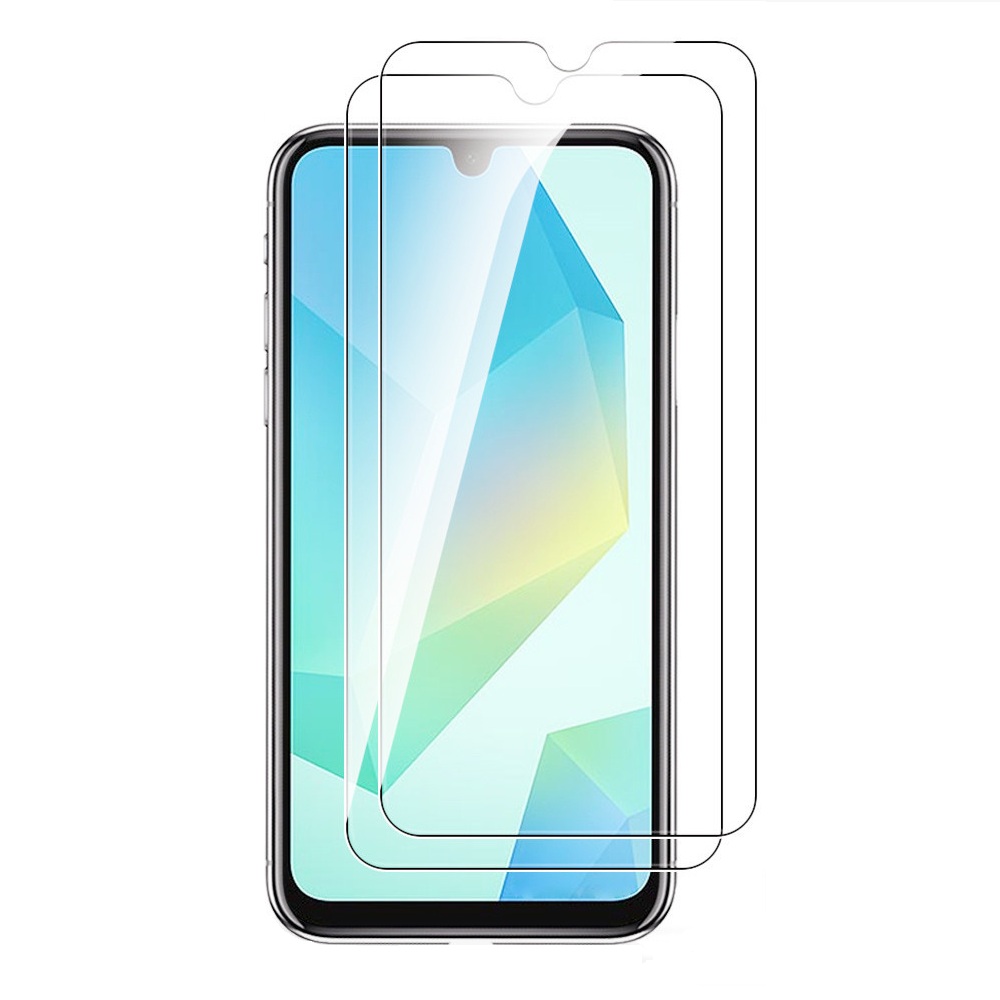  2-Pack Samsung A16/A16 5G Skärmskydd i Härdat Glas