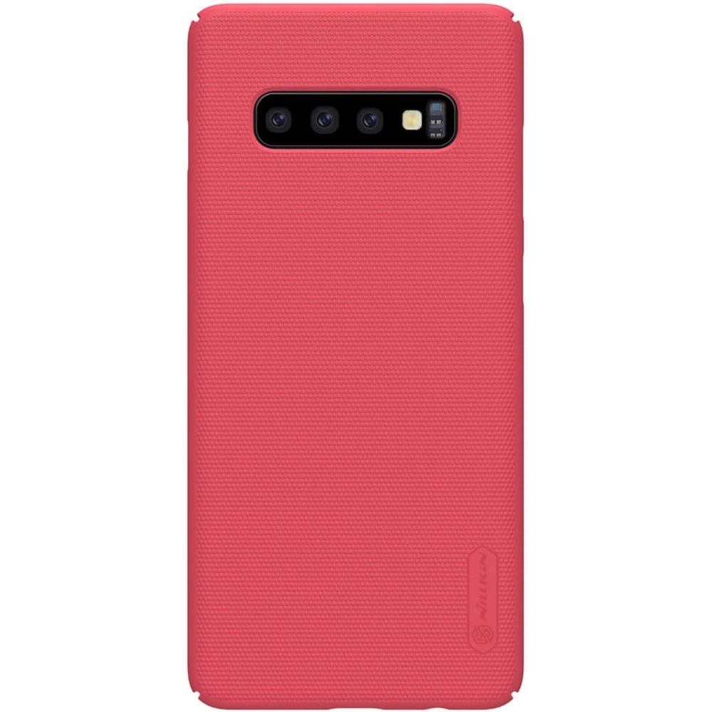 NILLKIN NILLKIN Samsung S10 Plus Shield Frostat Skal - Röd