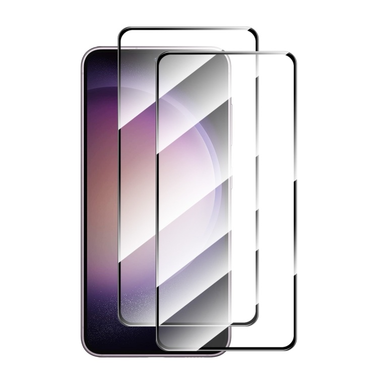  2-Pack Samsung Galaxy A55 Heltäckande Skärmskydd i Härdat Glas
