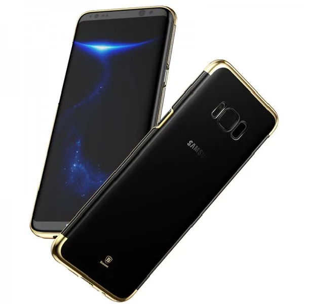 BASEUS Samsung Galaxy S8 Plus - Baseus Metallic Skal - Guld