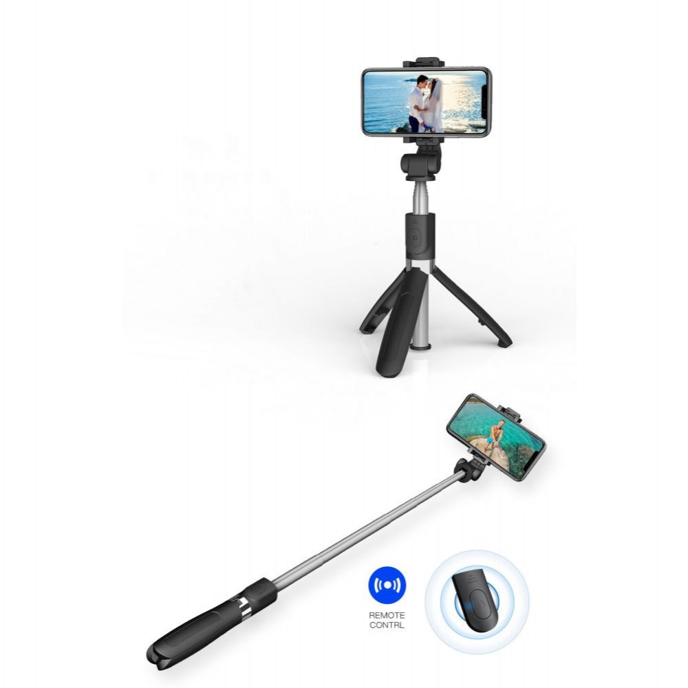 Tech-Protect Tech-Protect Selfie Stick Tripod Trådlös Svart