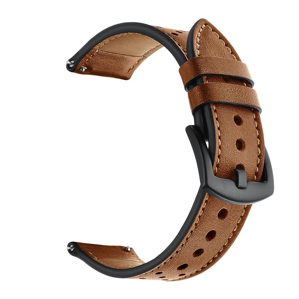 Tech-Protect Tech-Protect Äkta Läder Armband Galaxy Watch 4/5/5 Pro/6/7/FE Brun