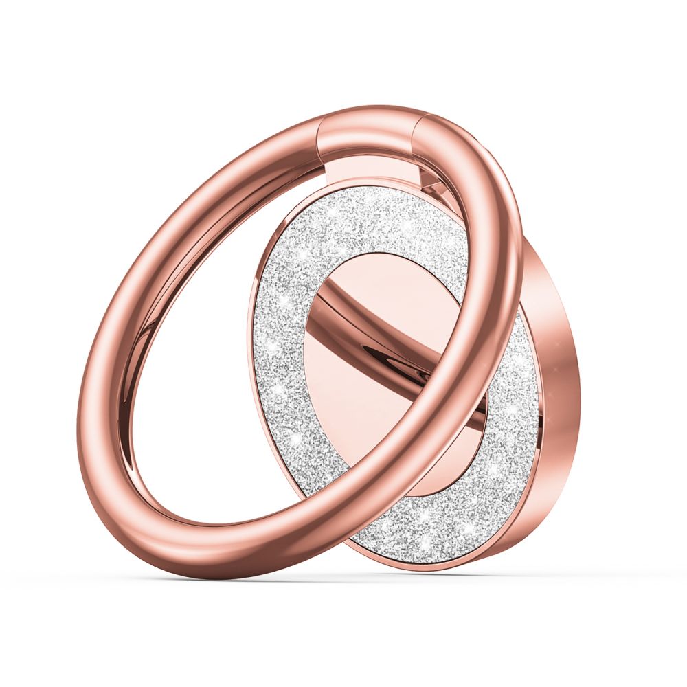 Tech-Protect Tech-Protect Magnetisk Ring Hållare Glitter Roséguld