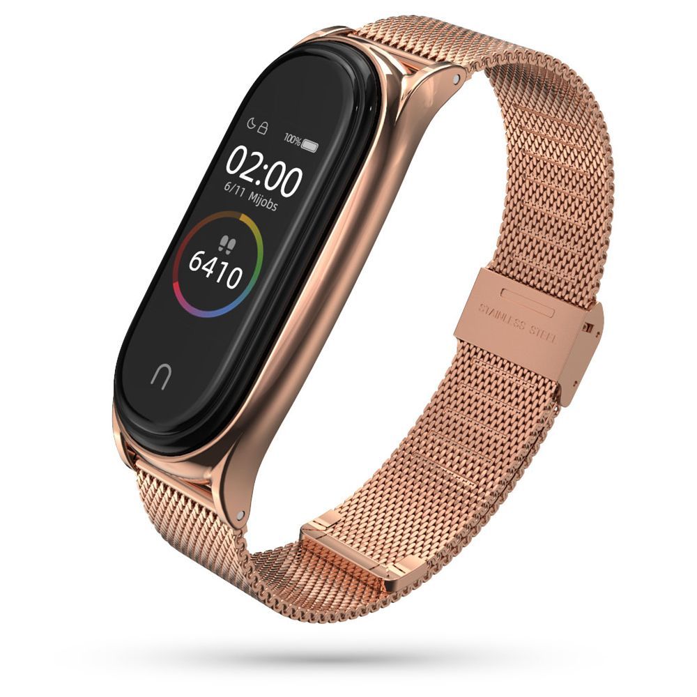 Tech-Protect Tech-Protect Milanese Metall Armband Xiaomi Mi Smart Band 5/6 Roséguld