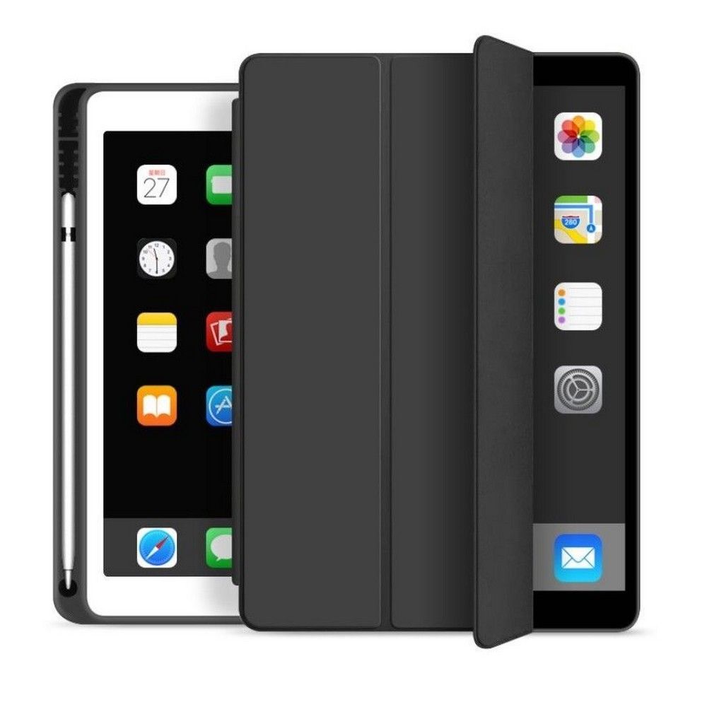 Tech-Protect Tech-Protect iPad 10.2 2019/2020/2021 Fodral Med Pennhållare Svart