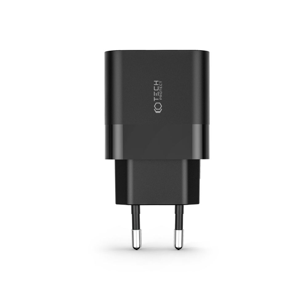 Tech-Protect Tech-Protect 30W PD QC USB-C / USB-A Väggladdare Svart