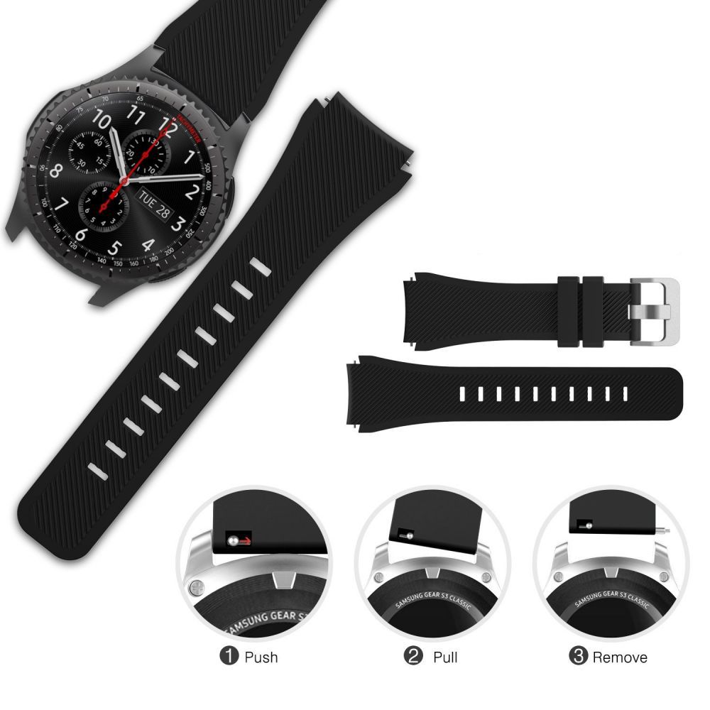 Tech-Protect Tech-Protect Galaxy Watch 46 mm Armband SmoothBand Röd