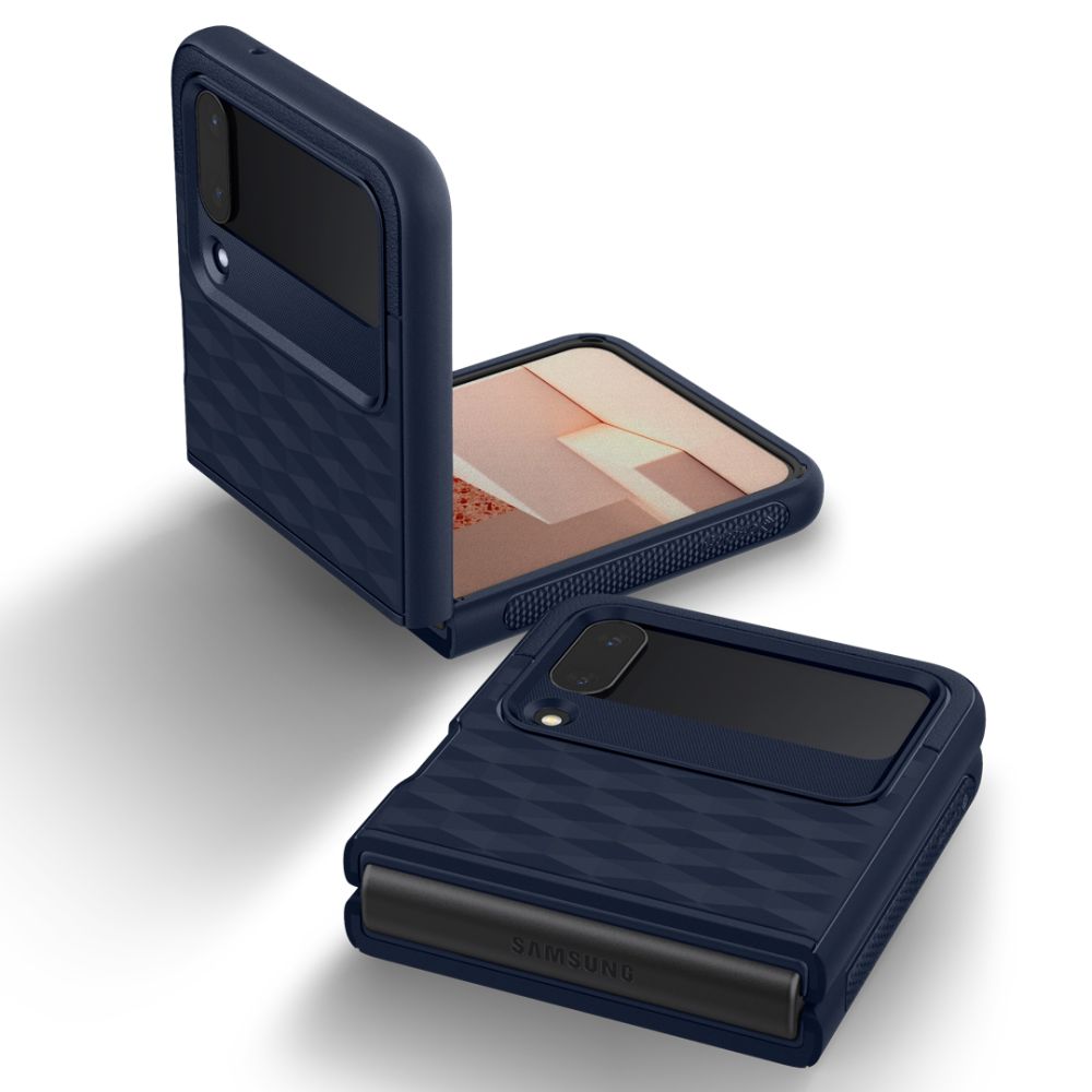 Spigen Spigen Caseology Samsung Galaxy Z Flip 4 Skal Parallax Blå