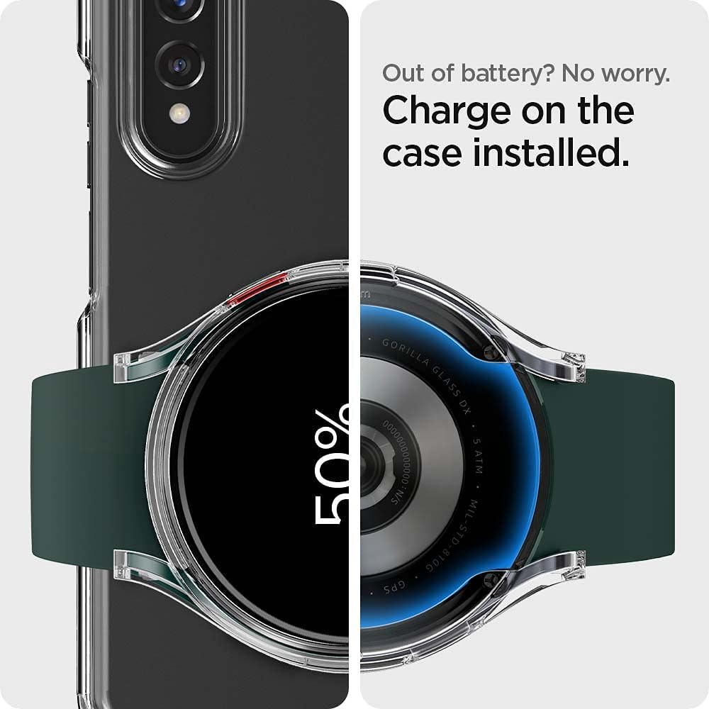 Spigen Spigen Galaxy Watch 4/5 44 mm Skal Ultra Hybrid Transparent