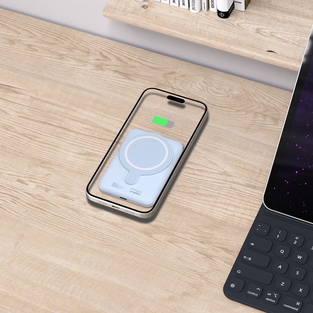 Tech-Protect Tech-Protect 5000 mAh MagSafe Powerbank LifeMag Blå
