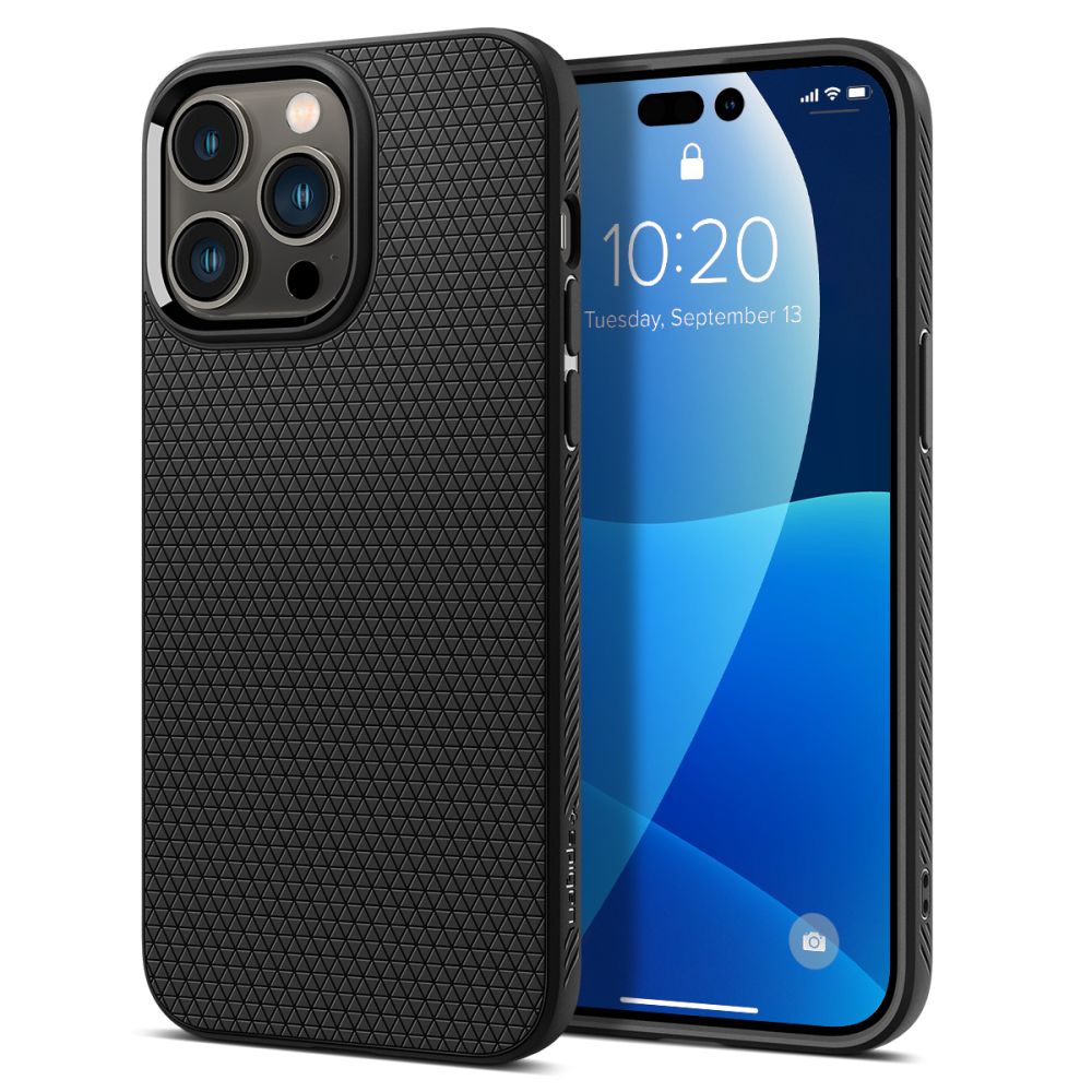 Spigen Spigen iPhone 14 Pro Skal Liquid Air Matt Svart