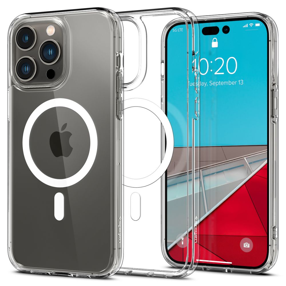 Spigen Spigen iPhone 14 Pro Skal Ultra Hybrid Mag MagSafe Vit
