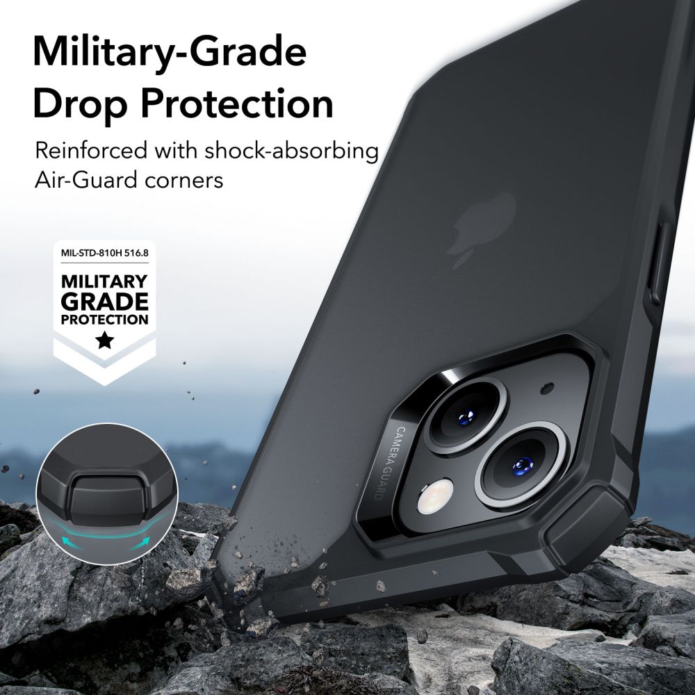 ESR ESR iPhone 15 Plus / 14 Plus Skal Air Armor Frostad Svart