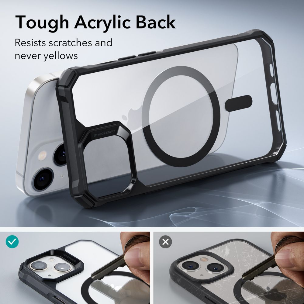 ESR ESR iPhone 15 Plus / 14 Plus Skal Air Armor HaloLock MagSafe Transparent/Svart