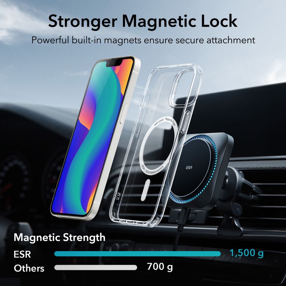 ESR ESR iPhone 13 / 14 Skal CH MagSafe HaloLock Transparent