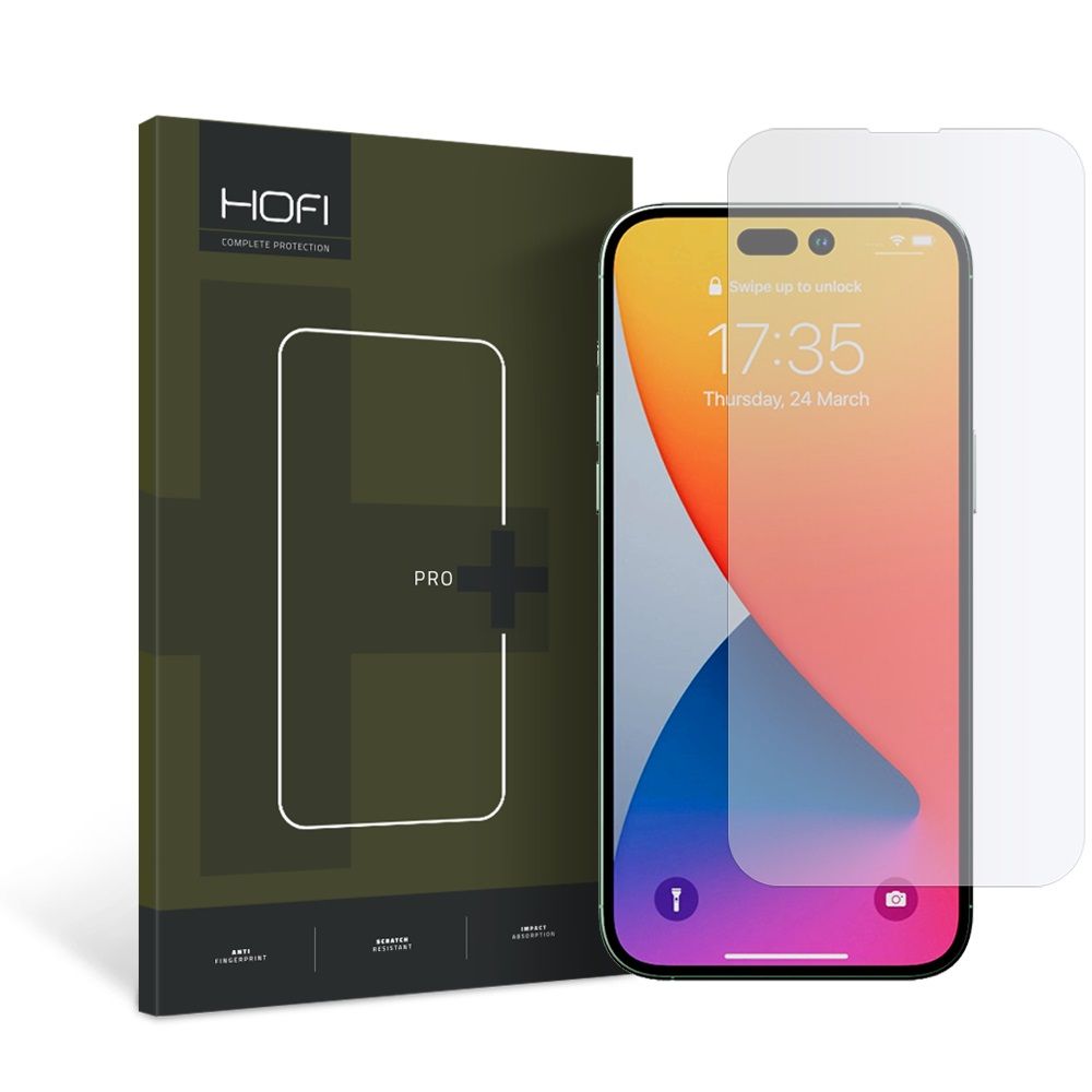 HOFI HOFI iPhone 14 Pro Skärmskydd Pro+ Härdat Glas Transparent