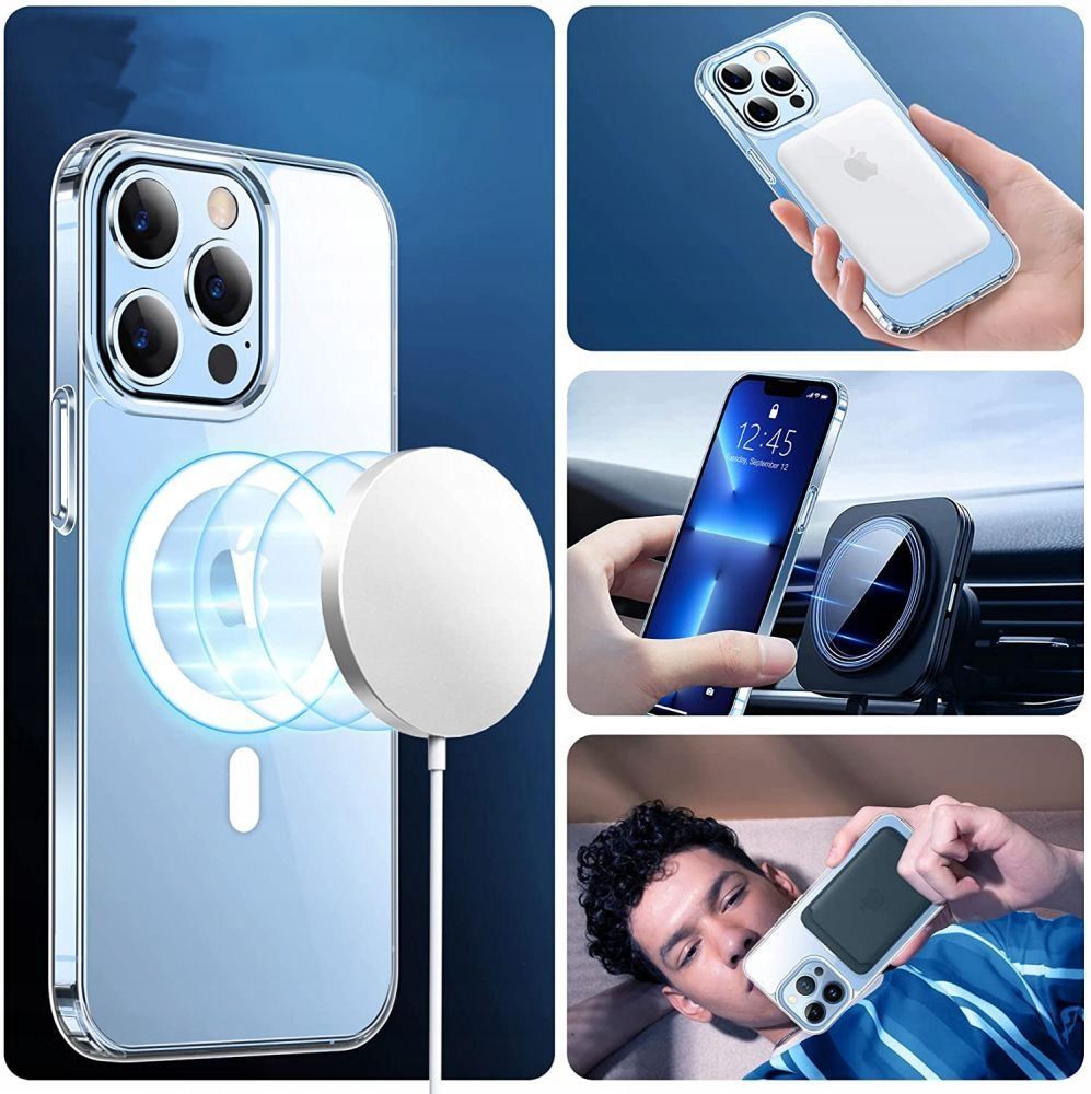Tech-Protect Tech-Protect iPhone 14 Skal FlexAir Hybrid MagSafe Transparent