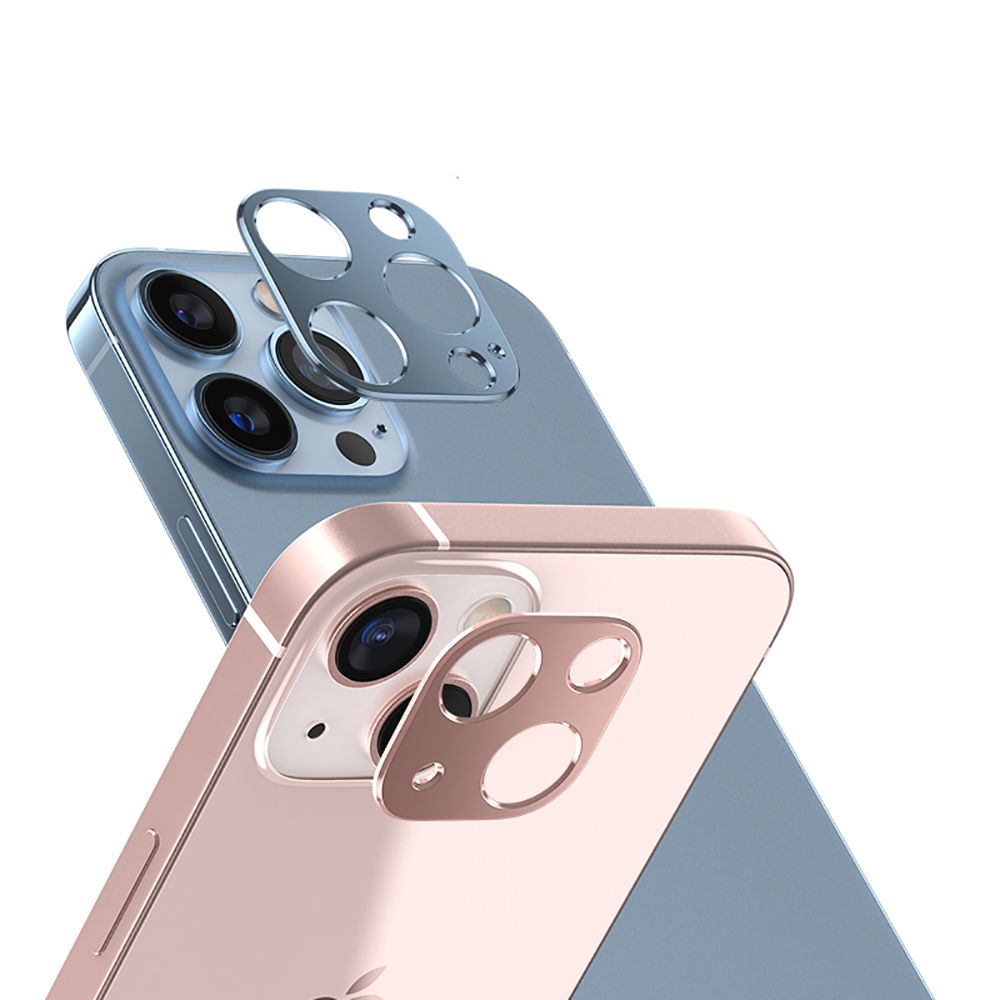 HOFI HOFI iPhone 13 Pro / 13 Pro Max Linsskydd Pro+ Aluminium Blå