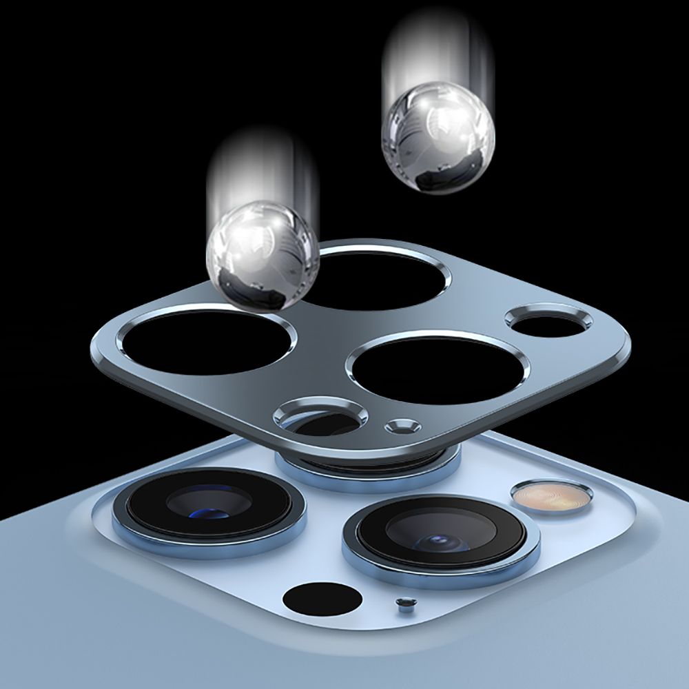 HOFI HOFI iPhone 13 Pro / 13 Pro Max Linsskydd Pro+ Aluminium Blå