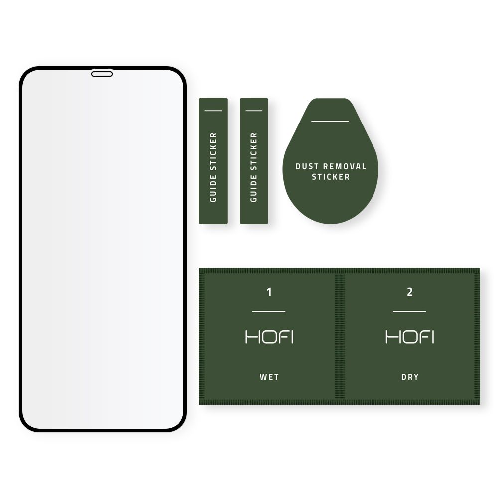 HOFI HOFI iPhone 12 Mini Skärmskydd Pro+ Heltäckande Härdat Glas