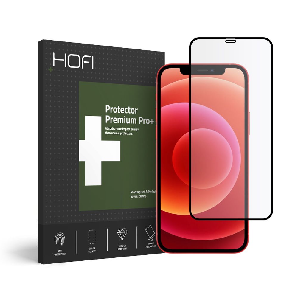 HOFI HOFI iPhone 12/12 Pro Skärmskydd Pro+ Heltäckande Härdat Glas