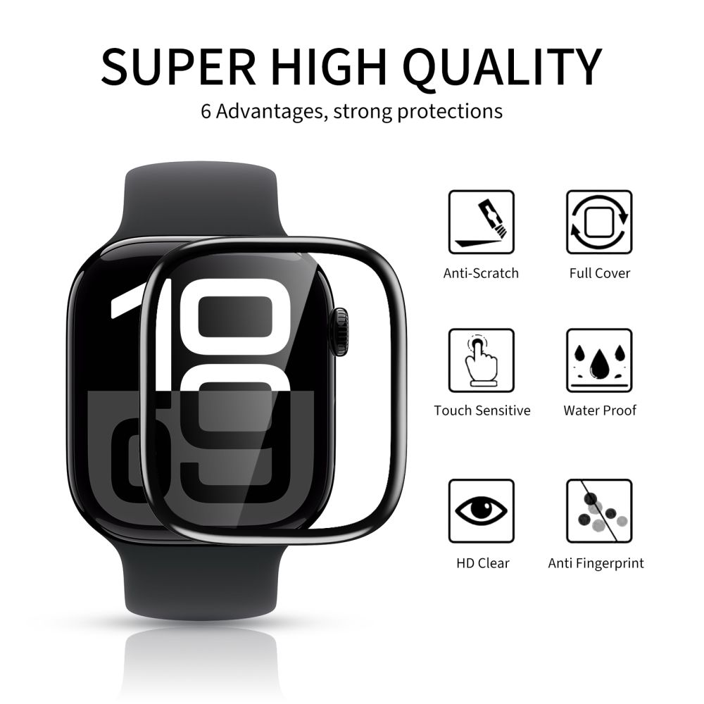 HOFI HOFI Apple Watch 44 mm Skärmskydd Hybrid Glas
