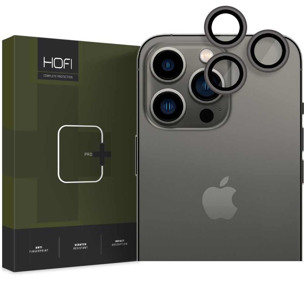 HOFI HOFI iPhone 14 Pro / 14 Pro Max Linsskydd Pro+ Härdat Glas Svart