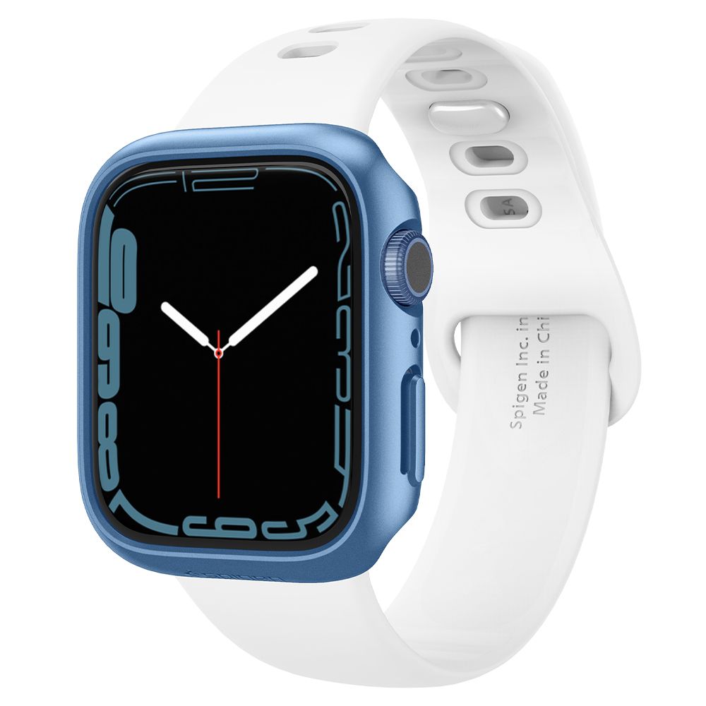 Spigen Spigen Apple Watch 7/8 45 mm Skal Thin Fit Blå