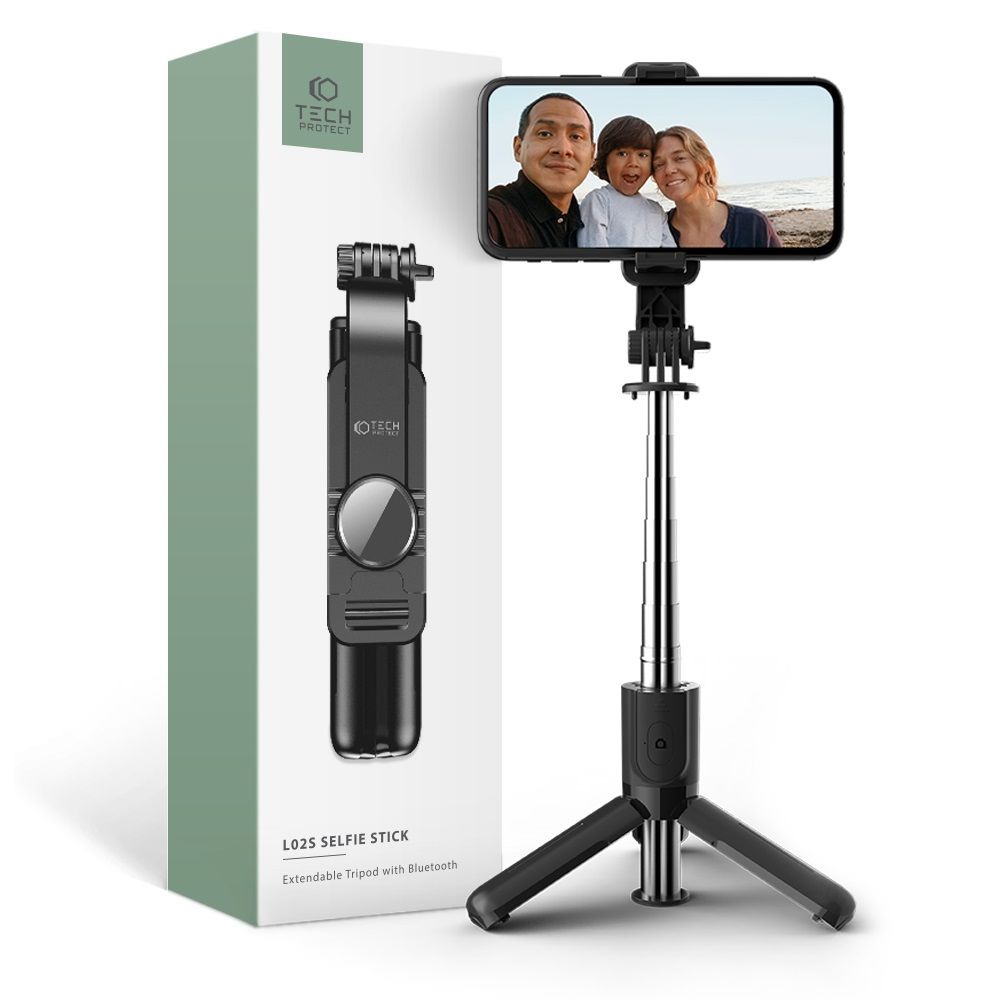 Tech-Protect Tech-Protect TriPod Trådlös Selfie Stick Svart