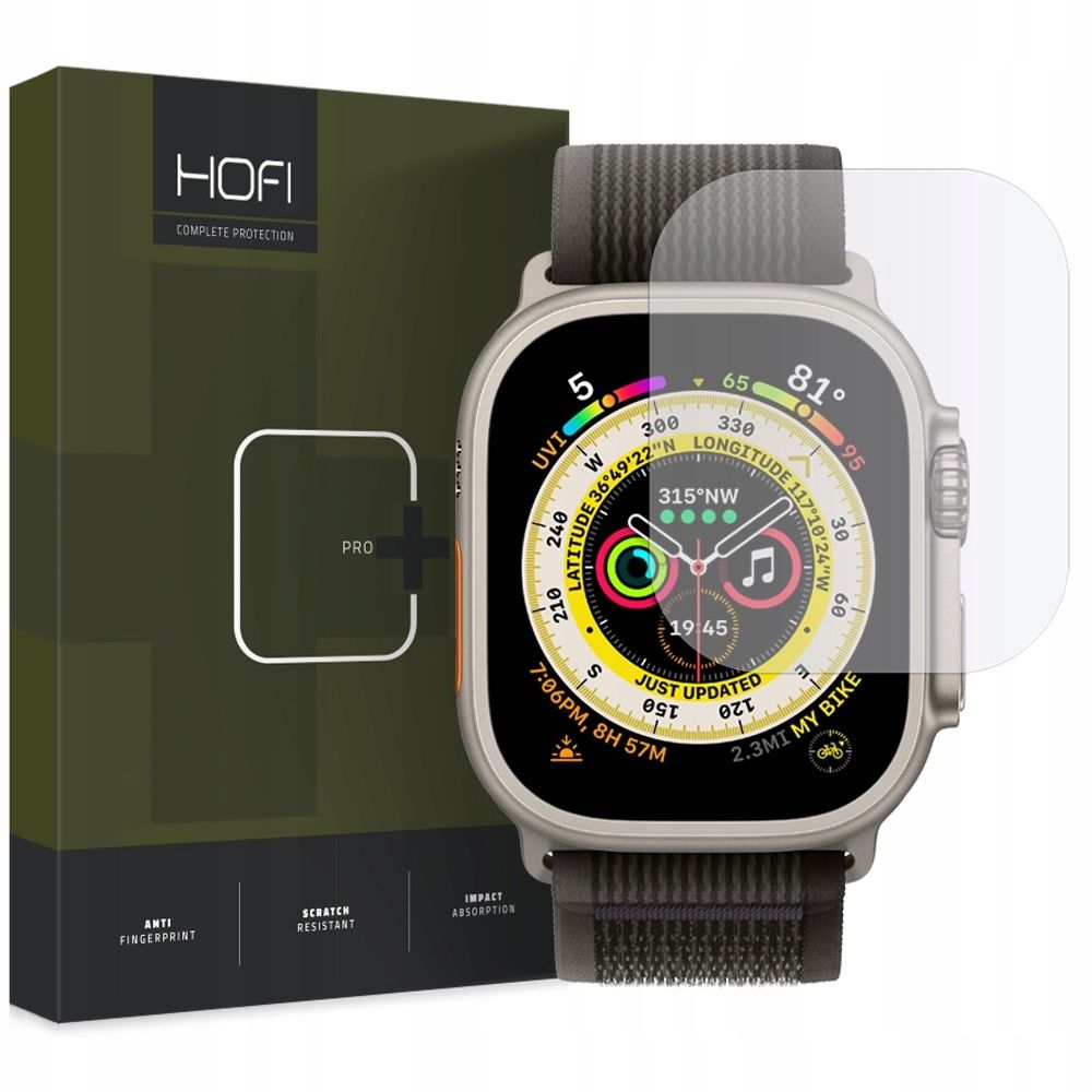 HOFI HOFI Apple Watch Ultra 49 mm Skärmskydd Pro+ Härdat Glas