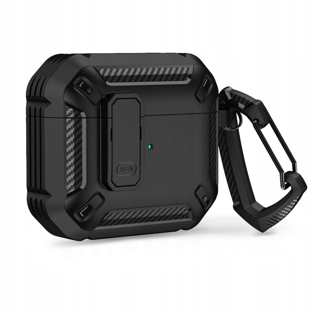 Tech-Protect Tech-Protect AirPods Pro 1/2 Fodral X-Carbo Svart