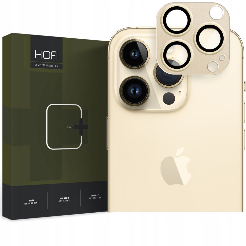 HOFI HOFI iPhone 14 Pro / 14 Pro Max Linsskydd FullCam Pro+ Guld