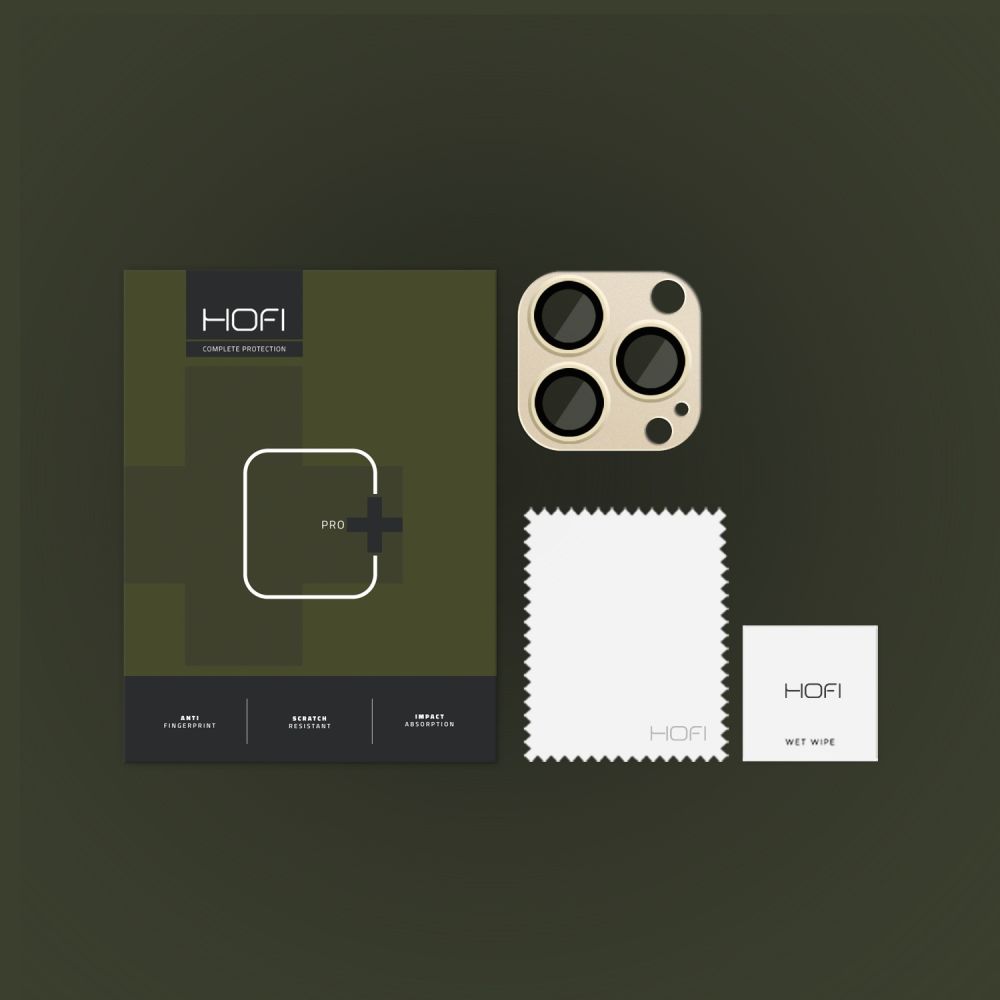 HOFI HOFI iPhone 14 Pro / 14 Pro Max Linsskydd FullCam Pro+ Guld
