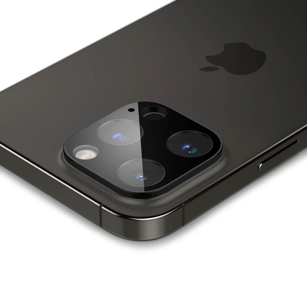 Spigen Spigen iPhone 14 Pro/Pro Max/15 Pro/Pro Max 2-PACK Optik GLAS.tR Linsskydd