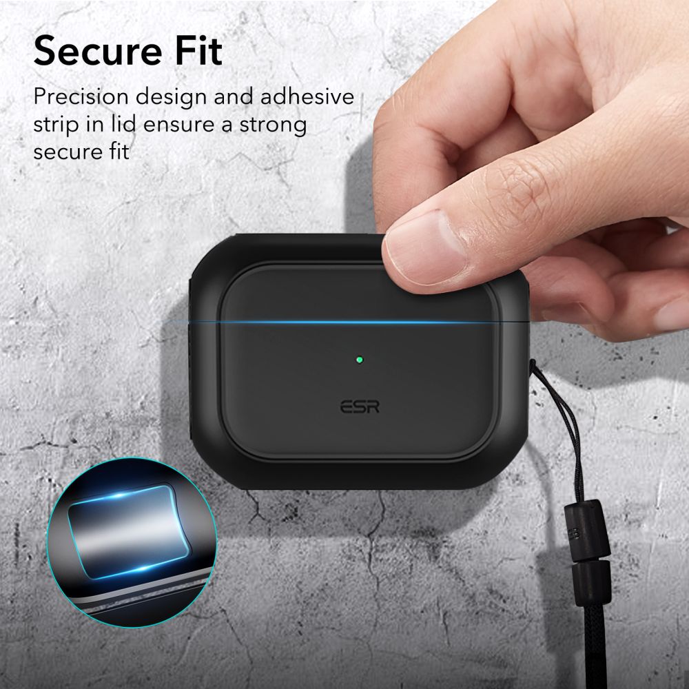 ESR ESR AirPods Pro 1/2 Fodral Orbit MagSafe HaloLock Svart