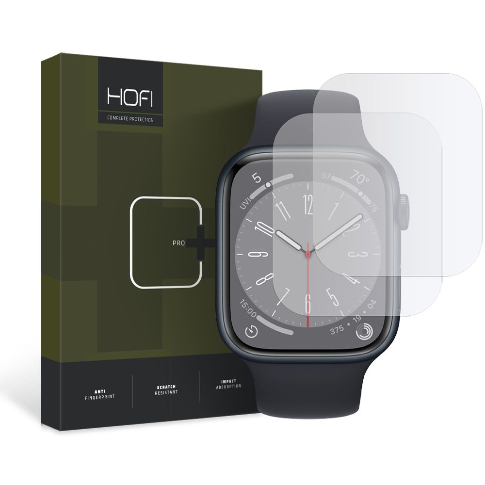 HOFI HOFI Apple Watch 44/45 mm 2-PACK Skärmskydd Hydrogel