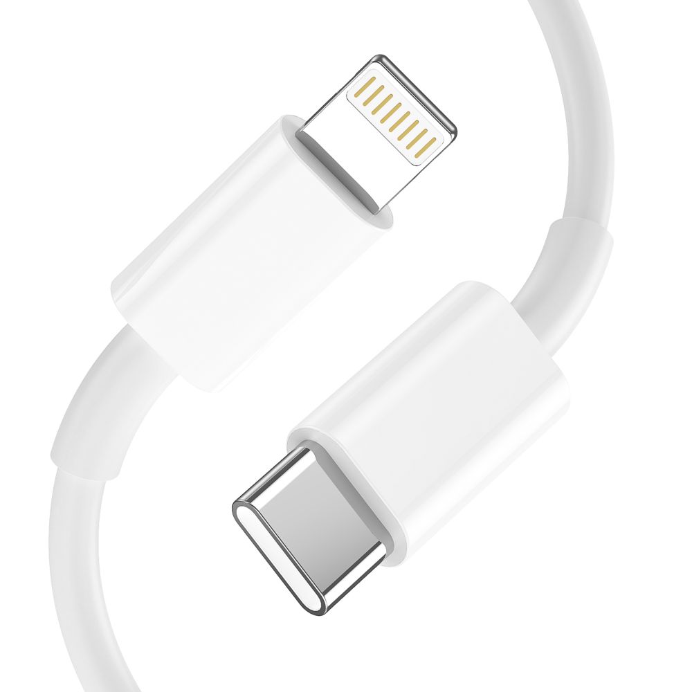 Tech-Protect Tech-Protect 20W Väggladdare PD Inkl. USB-C - Lightning Kabel Vit