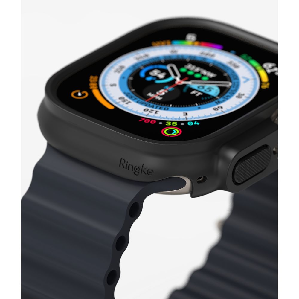 Ringke Ringke Apple Watch Ultra 49 mm 2-PACK Skal Slim Transparent/Svart