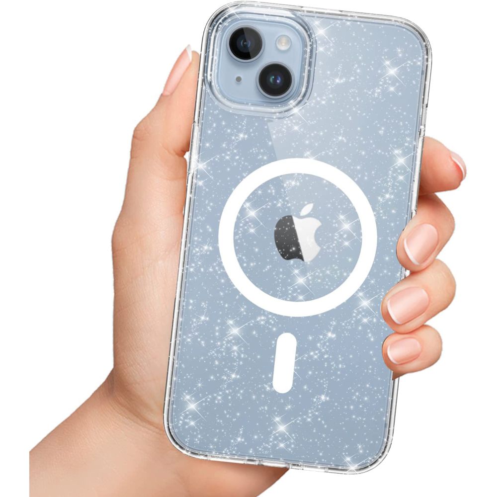 Tech-Protect Tech-Protect iPhone 14 / 13 Skal MagSafe FlexAir Hybrid Glitter