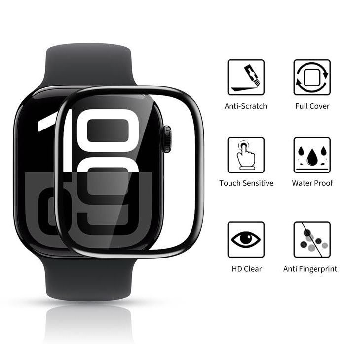HOFI HOFI Garmin Venu 2 Skärmskydd Pro+ Hybrid Glas Svart