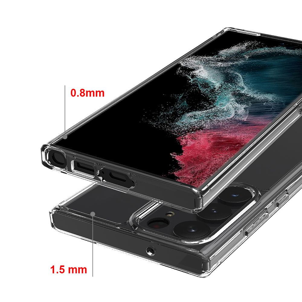 Tech-Protect Tech-Protect Galaxy S23 Ultra Skal FlexAir Hybrid Transparent