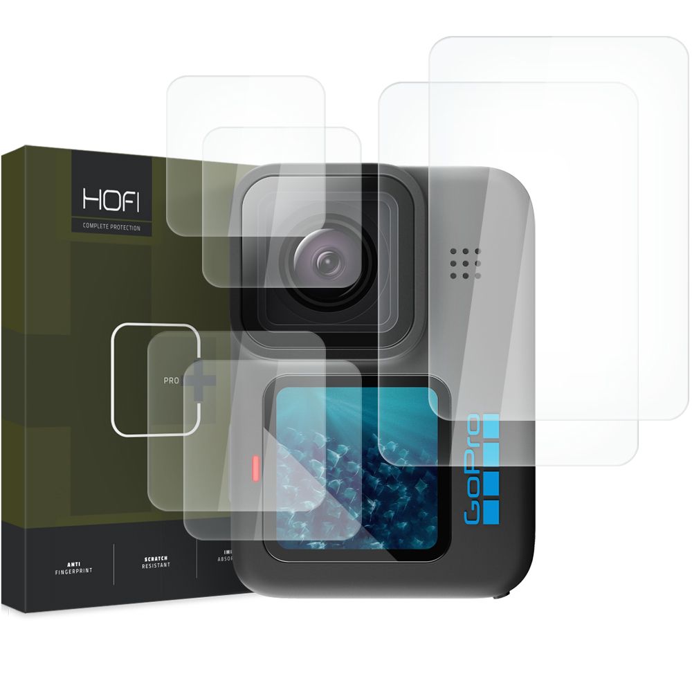 HOFI HOFI GoPro Hero 9/10/11 6-PACK Skärmskydd Härdat Glas